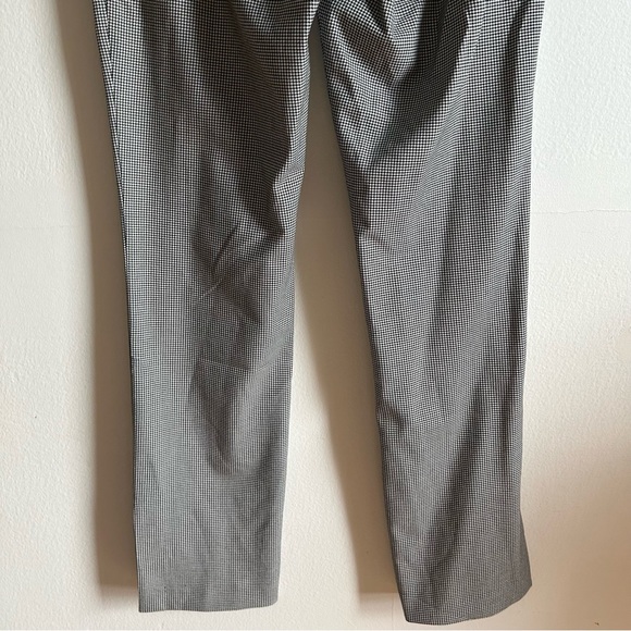 Aritzia Babaton Numero Grey Houndstooth Tailored Slit Hem Pants - Picture 6 of 13